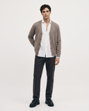 KAKI BROWN CARDIGAN