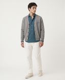 GREY MELANGE CARDIGAN