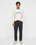 OFFWHITE/NAVY MONSIEUR SWEATSHIRT