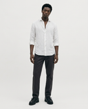 WHITE SPORT LINEN SHIRT