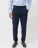 NAVY DOVER MONSIEUR TROUSERS