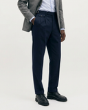 NAVY MONSIEUR TROUSERS