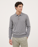 DARK GREY POLO SWEATER