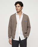 KAKI BROWN CARDIGAN