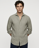 KAKI SPORT LINEN SHIRT