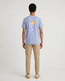 LIGHT BLUE BEACH GIRL T-SHIRT
