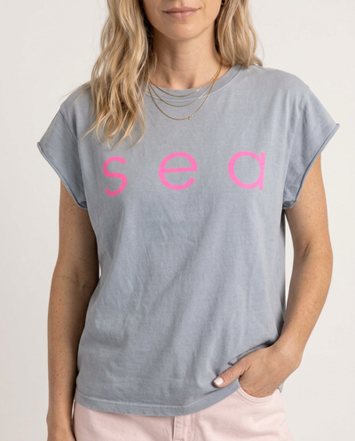 LIGHT GREY SEA SOLEIL T-SHIRT