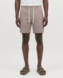 BURGUNDY STRIPES JOGGER SHORT