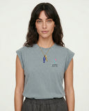 LIGHT GREY PARADÍSÍO SOLEIL T-SHIRT
