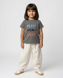 MIDDLE GRAY PETIT MONSIEUR KIDS T-SHIRT