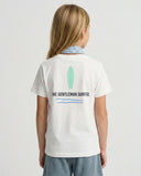 WHITE/MINT GREEN THE GENT KIDS T-SHIRT