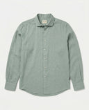 DEEP SAGE SPORT LINEN SHIRT