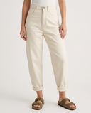 OFFWHITE CROPPED FEM TROUSERS