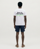 WHITE GREEN BORN IN THE SOUTH T-SHIRT