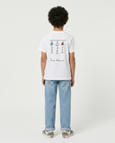 WHITE RED SIREN VICTIMS KIDS T-SHIRT