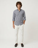 COTTON LINEN GOTS CHECK SAM SHIRT