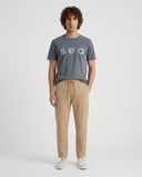 ALMOND STRIPES JOGGER LONG