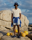 LIGHT BLUE/OFFWHITE JAGUAR SAM BOARDSHORT