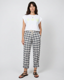 CHECKED FEM JOGGER LONG
