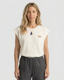 OFFWHITE  BONJOUR MADEMOISELLE SINGLET BUGGIE T-SHIRT
