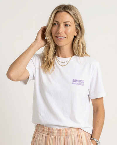 OFFWHITE BONJOUR MADEMOISELLE REGULAR T-SHIRT