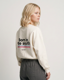 OFFWHITE BORN IN THE SOUTH PINK FEM SWEATSHIRT