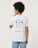 WHITE RED SIREN VICTIMS KIDS T-SHIRT