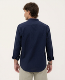 NAVY MAO SHIRT