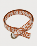 MUSTARD GEO BELT