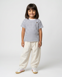 NAVY/WHITE STRIPES PATCH SAMMY KIDS T-SHIRT