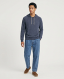 DEEP NAVY BASIC HOODIE SWEATSHIRT