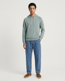 SAGE BASIC HOODIE SWEATSHIRT