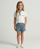WHITE/MINT GREEN THE GENT KIDS T-SHIRT
