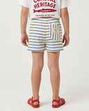 OFFWHITE/ROYAL SAMMY KIDS TOWEL SHORT