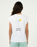 WHITE PBC SOLEIL T-SHIRT