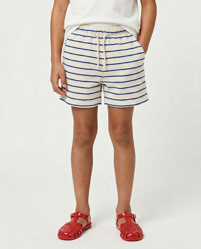 OFFWHITE/ROYAL SAMMY KIDS TOWEL SHORT