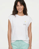 WHITE PBC SOLEIL T-SHIRT
