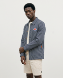 NAVY STRIPES SAMMY WORKER JACKET