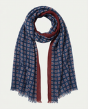 MONSIEUR FOULARD NAVY FLOR