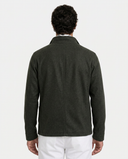 DARK GREEN SHETLAND WOOL JACKET