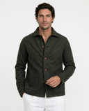 DARK GREEN SHETLAND WOOL JACKET