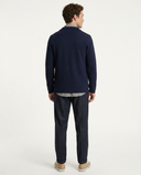 NAVY LAPEL JACKET