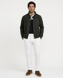 DARK GREEN SHETLAND WOOL JACKET