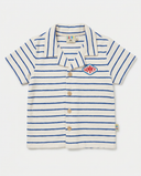 OFFWHITE/ROYAL SAMMY KIDS TOWEL SHIRT