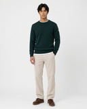 GREEN LAMBSWOOL SWEATER
