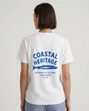 WHITE COASTAL HERITAGE REGULAR FEM T-SHIRT