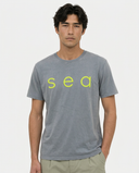 LIGHT GREY/YELLOW SEA T-SHIRT