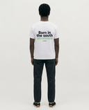 WHITE GREEN BORN IN THE SOUTH T-SHIRT