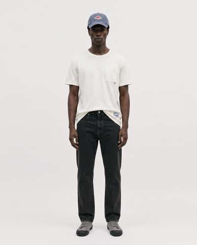 WHITE BASIC FLAMÉ T-SHIRT
