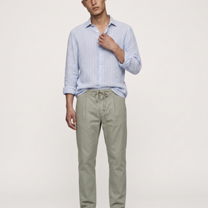 LIGHT BLUE STRIPES SPORT SHIRT